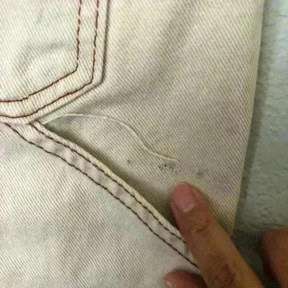 Simple Society Beige Cream Jeans 11/30 - Picture 8 of 10